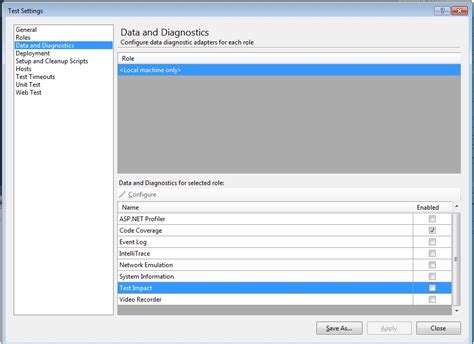 test impact analysis visual studio 2015|Test Impact Analysis (TIA) .